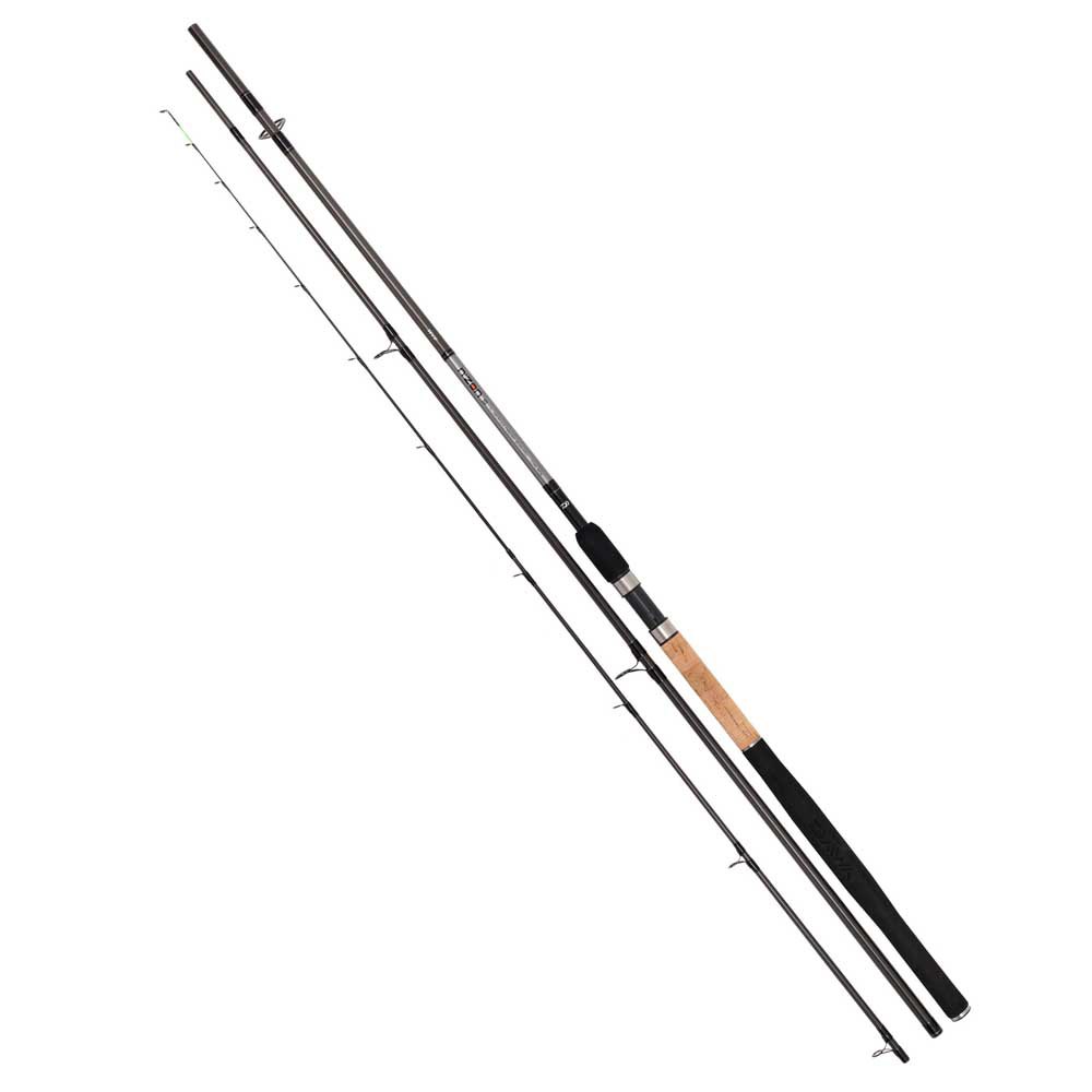 Daiwa N'ZON S Feeder 13' FT 150 GR - Canna Da Pesca Telecasting In Carbonio HVF, 3 Pezzi + 2 Cime, 396cm, Lancio 150g